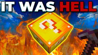 One Block Skyblock is WAY Harder Than You Think...