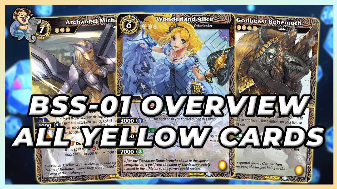 BSS-01 All Yellow Overview! | Dawn of History | Battle Spirits