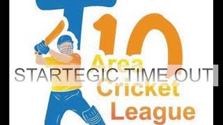 🔴 LIVE CRICKET VIDEO | AREA CRICKET LEAGUE T 10|