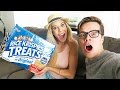TRYING THE WORLD'S LARGEST RICE KRISPIE TREATS - (DAY 102)