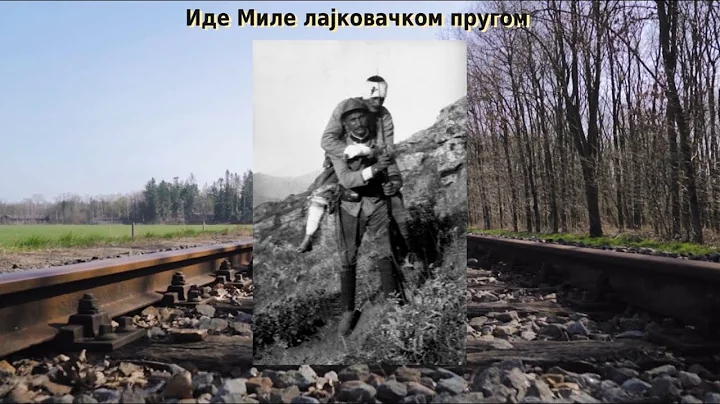 / Mile is walking along the Lajkovac railway