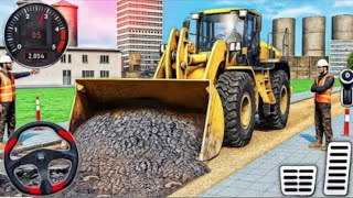 Road Builder Construction JCB 3D - City Highway Excavator Simulator - Android Gameplay screenshot 4