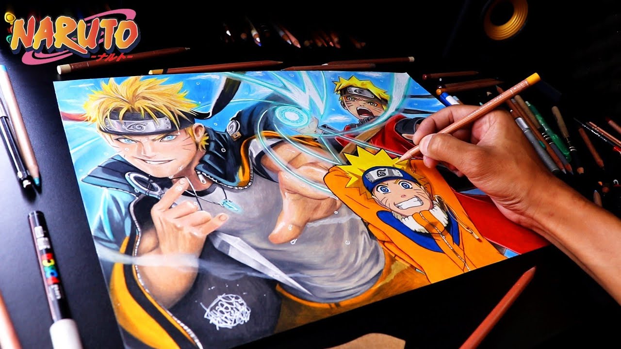 Drawing Realistic Naruto  Desenhando Naruto Realista ( Releitura