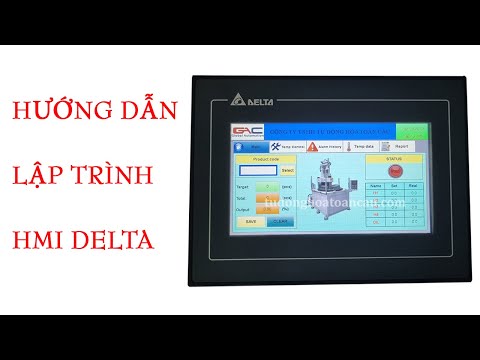 Hướng dẫn lập trình HMI Delta