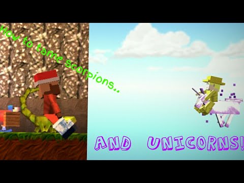 Come domare e cavalcare scorpioni e unicorni nelle teste di legno!