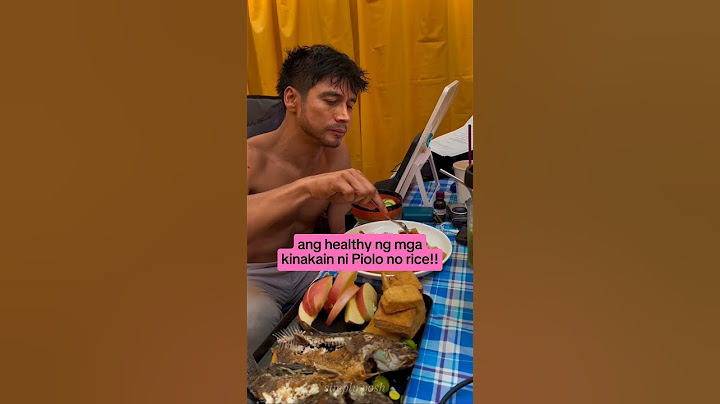 ANG HEALTHY NG MGA KINAKAIN NI PIOLO NO RICE TALAGA #piolopascual #eating