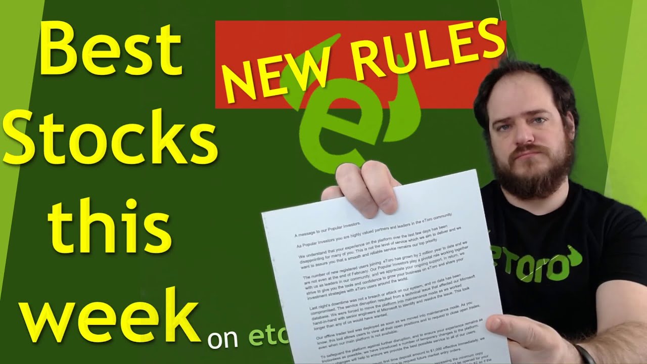 BEST DIVIDENDS STOCKS TO BUY NOW 1st Week of MARCH eToro NEW RULES