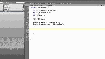 Programming A Chess Engine In Pure Javascript Part 32 - Make Move #2 - Clear Piece