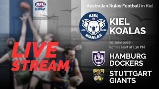 AFLG M - Kiel Koalas, Hamburg Dockers & Stuttgart Giants 20.06.26, 1:30 PM