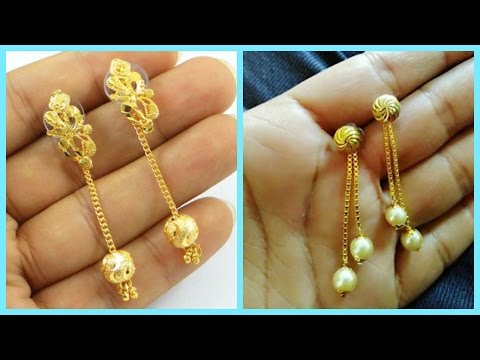 Pin by Jean Ibale on jewelries | Gold earrings designs, Gold jewelery,  Accessories earrings