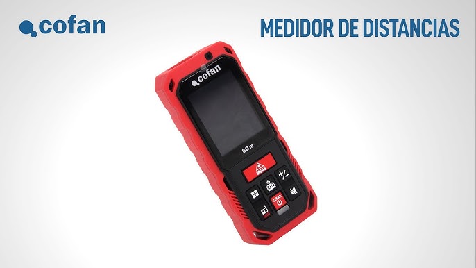 METRO LASER, DISTANCIA DE MEDIDA 0.05-60 METROS, FUNCION DISTANCIA, AREA,  VOLMEN, ALTURA. MARCA EMTOP - Macrocity