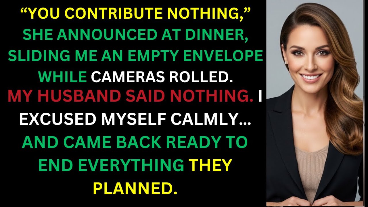 My Family Invited Me Just to Humiliate Me — They Didn’t Expect the Reveal