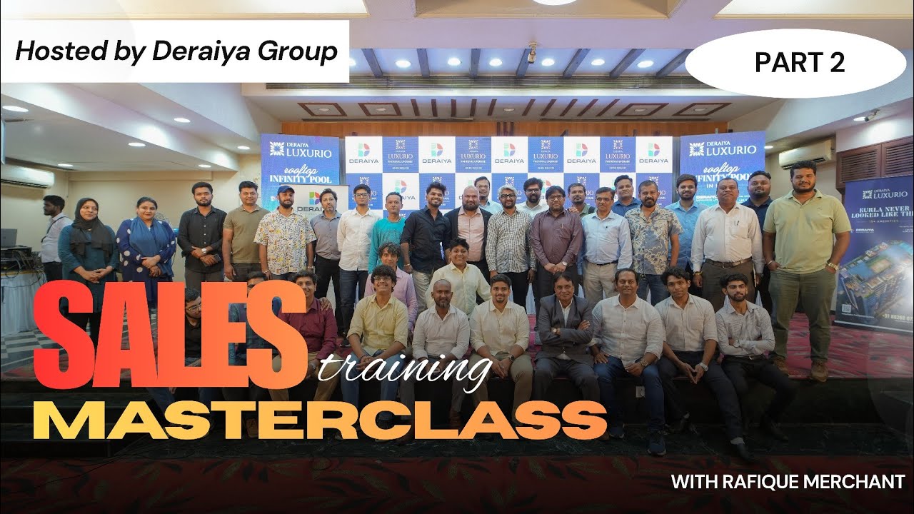 Real Estate Sales Influencer Training Program by Rafique Merchant 
