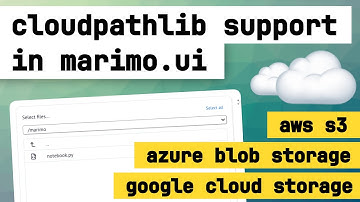 The filebrowser now supports cloud paths!