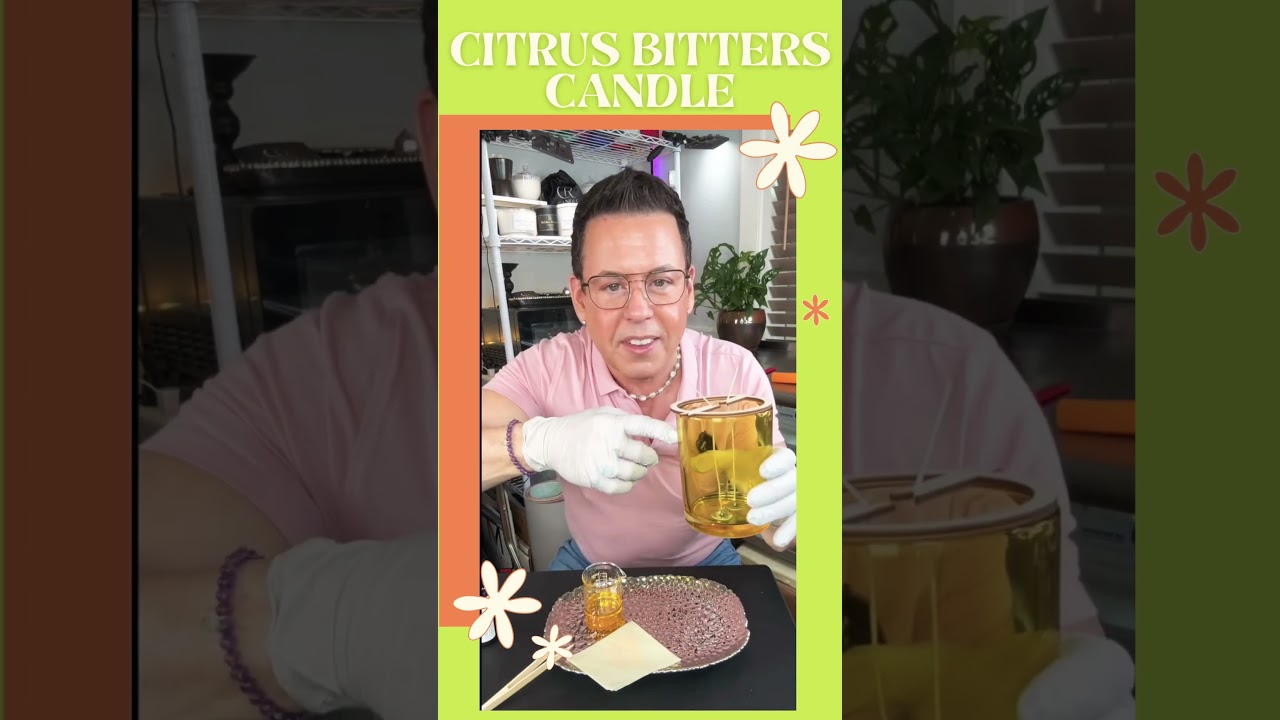 How to make the Citrus Bitters inspired candle 