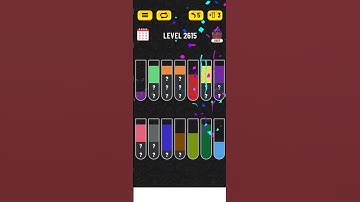 Water sort puzzle - Level 2615 #watersortpuzzle #games #level2615 #puzzle #watersort #level #gaming