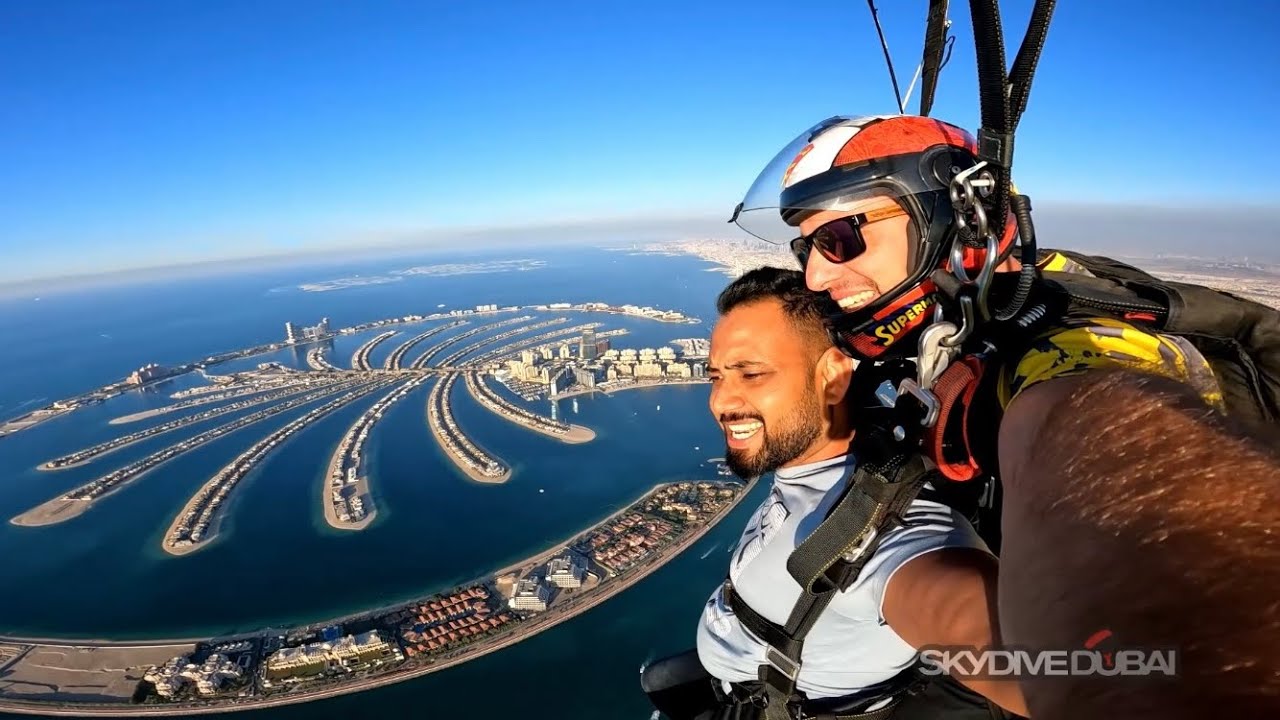 Skydive Dubai video and details YouTube