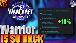 Fury and Arms Warrior Just got Massive Buffs