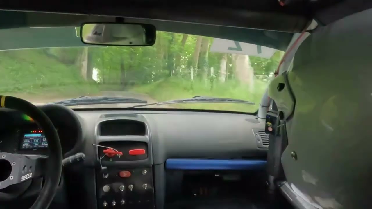 ES11 - La Vienne . Pas entiere . Rallye de Dieppe 2023 Equipage MERLIN GROSVALET Clio Ragnotti A7