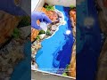 “Miniature Beach on a Table” #shorts #tricks #renovation