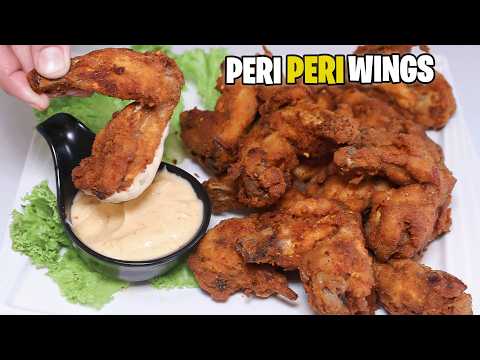 Peri Peri Chicken Wings L Juicy & Crispy Chicken Wings Recipe By Kitchen With Amna