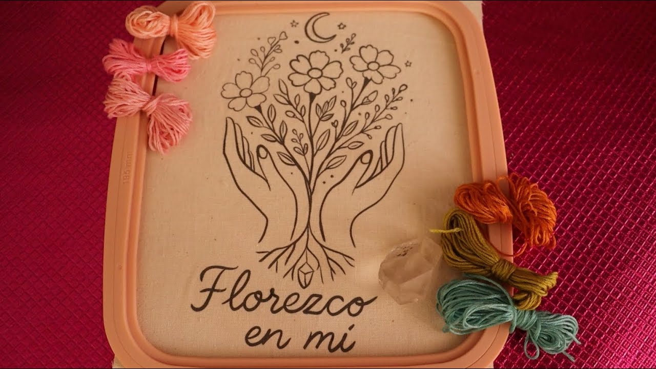 🌸Florezco en mí 🌸Un bordado sagrado para el amor propio✨