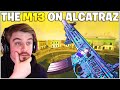 The M13 On Alcatraz - The Most ACCURATE Weapon!? *Best M13 Setup* (Rebirth Island - Warzone)