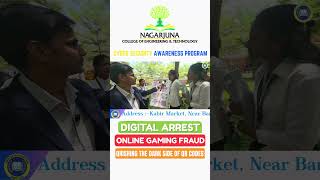 Nagarjuna College Of Engineering &amp; Technology(NCET )Bangalore | Cyber Security Awareness Stay Alert🚨