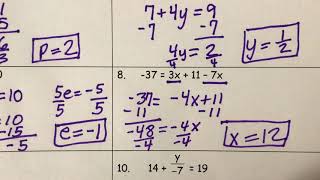 Unit 3 Math 7 Study Guide