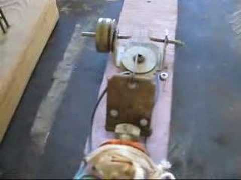 Home Made Hinge Motor - YouTube