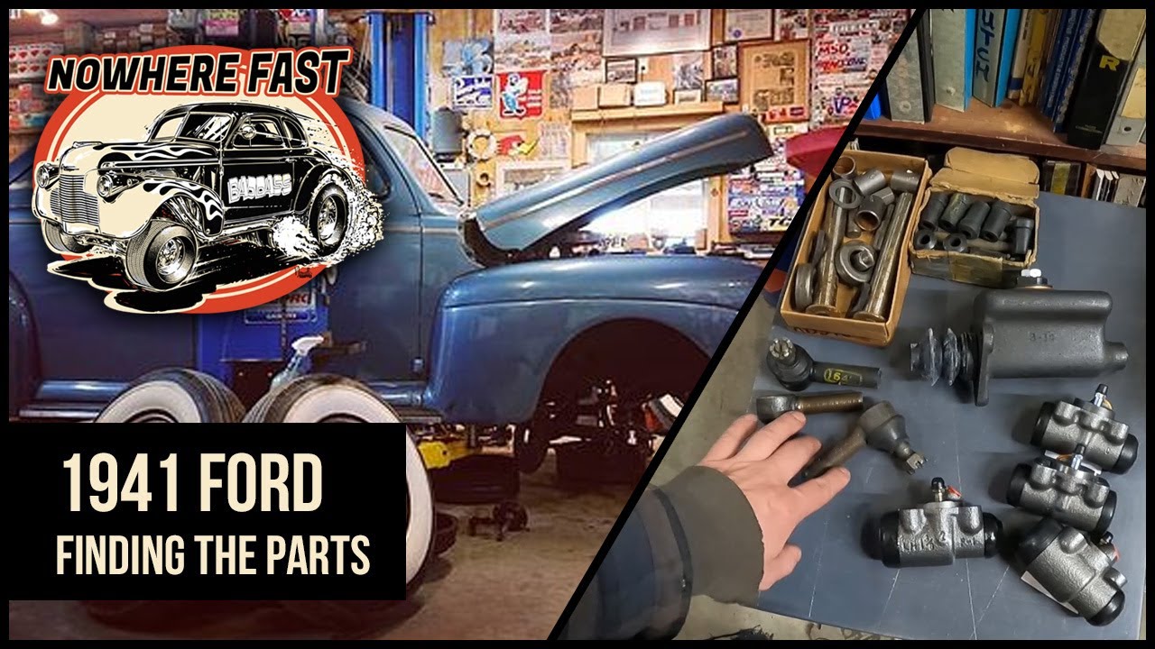 1941 Ford Researching and Collecting Vintage Auto Parts from the