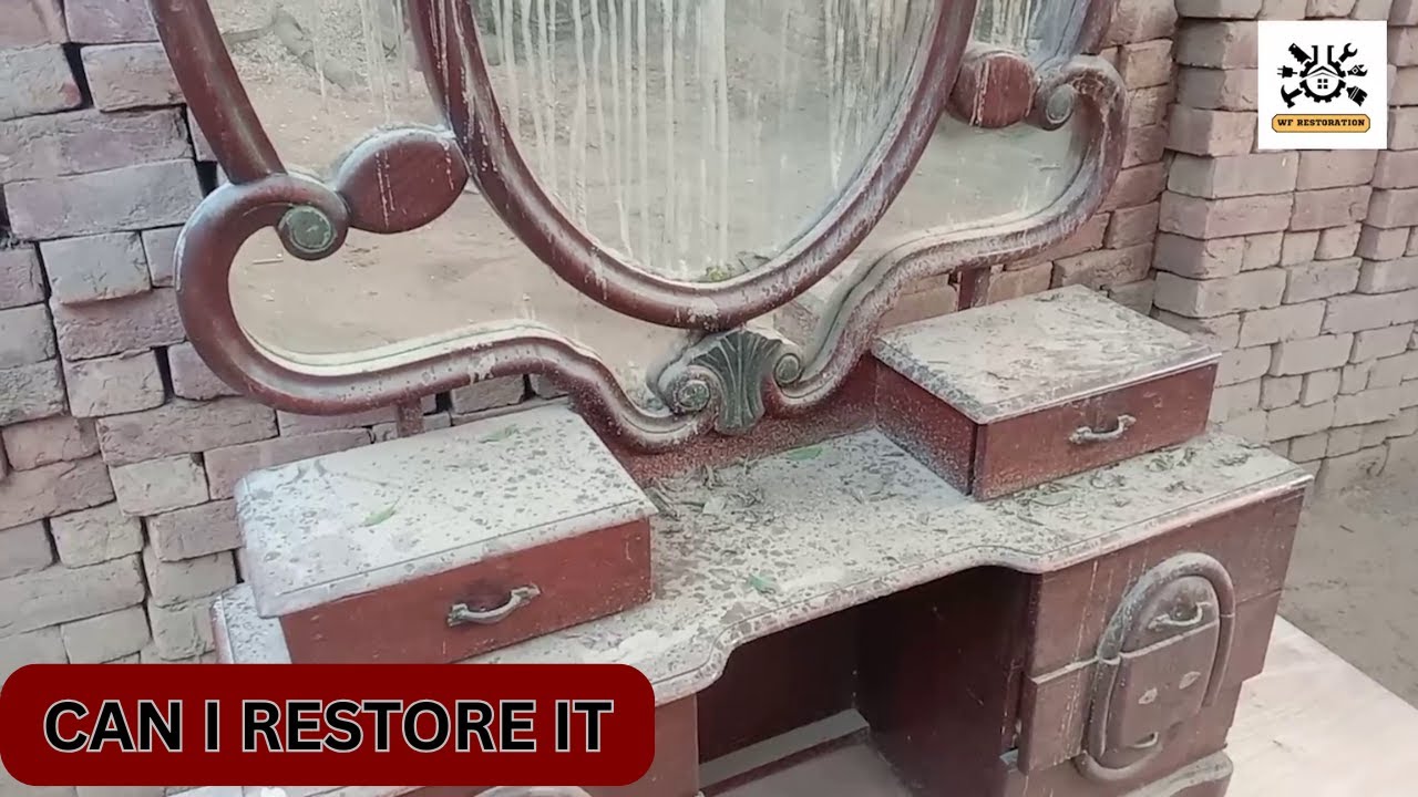 OLD VANITY RESTORATION || FURNITURE RESTORATION