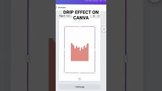 Drip effects are eye catching and easy to do in Canva! #canva #canvadesign #canvatutorial #drip