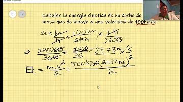 ¿Cómo calcular la energía cinética de un vehículo?