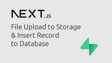 Next.js & Supabase File Sharing App (3/8) - Upload File to Storage and Save Data to Database
