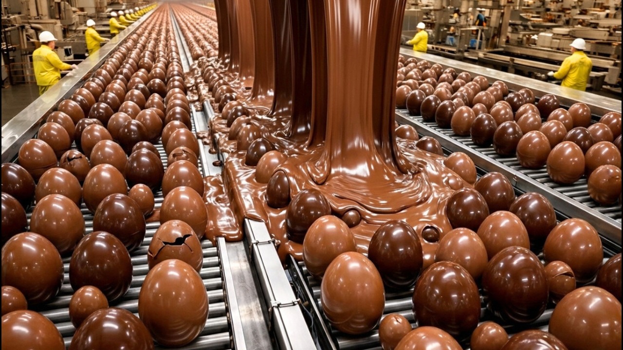 Inside a Mega Chocolate Factory: How Easter Eggs Are Mass Produced