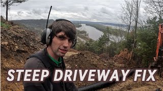 Installing Culverts On Steep Gravel Driveway