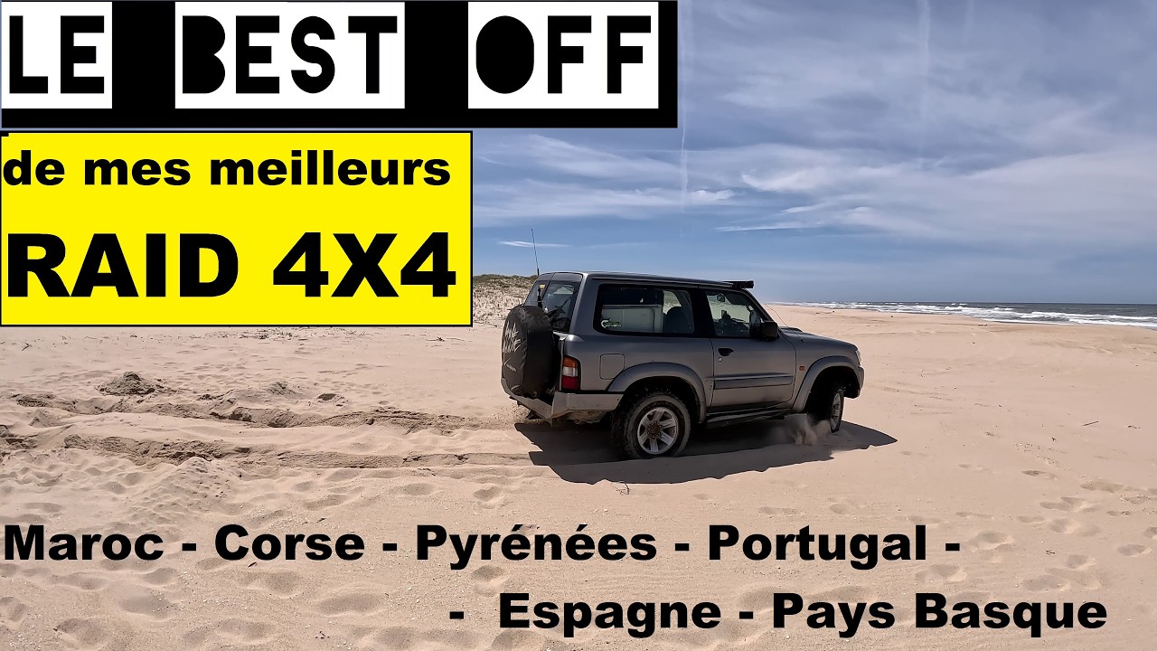 Best off road 4x4  - Mud / Sable / rocks / Snow.  Mes meilleurs Raid 4x4 avec mon Nissan Patrol.