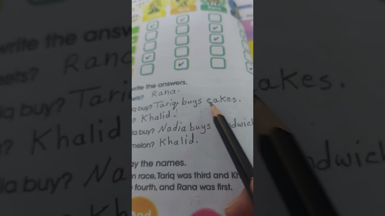 كتاب التلميذ انكليزي للصف الرابع الابتدائي  Unit 4  Lesson 3