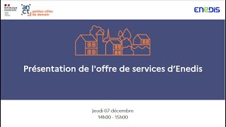 Club PVD | Webinaire de décryptage "Présentation de l'offre de service d'Enedis"