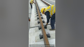 How 2 Million Rail Fasteners Keep Your High-Speed Train Safe at 350km/h !