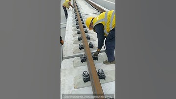How 2 Million Rail Fasteners Keep Your High-Speed Train Safe at 350km/h !