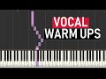 Vocal Warm Up Sing Between Chords Exercise