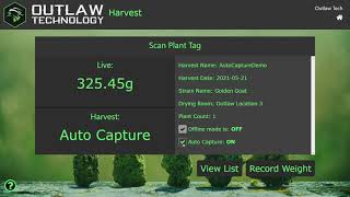 Auto Capture (for OG Harvest System)