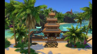 The Sims 4 Fantasy Save File Tour - Sulani (Live Stream Edit) Pirate's Sanctuary