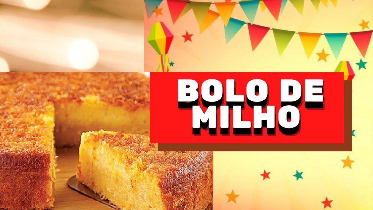 Bolo de milho zero açúcar (receita fácil!)