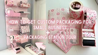 How to Get Custom Packaging for Small Business | Packaging Station Tour, affordable custom packaging by Noeli Creates 41,563 views 7 months ago 12 minutes, 16 seconds