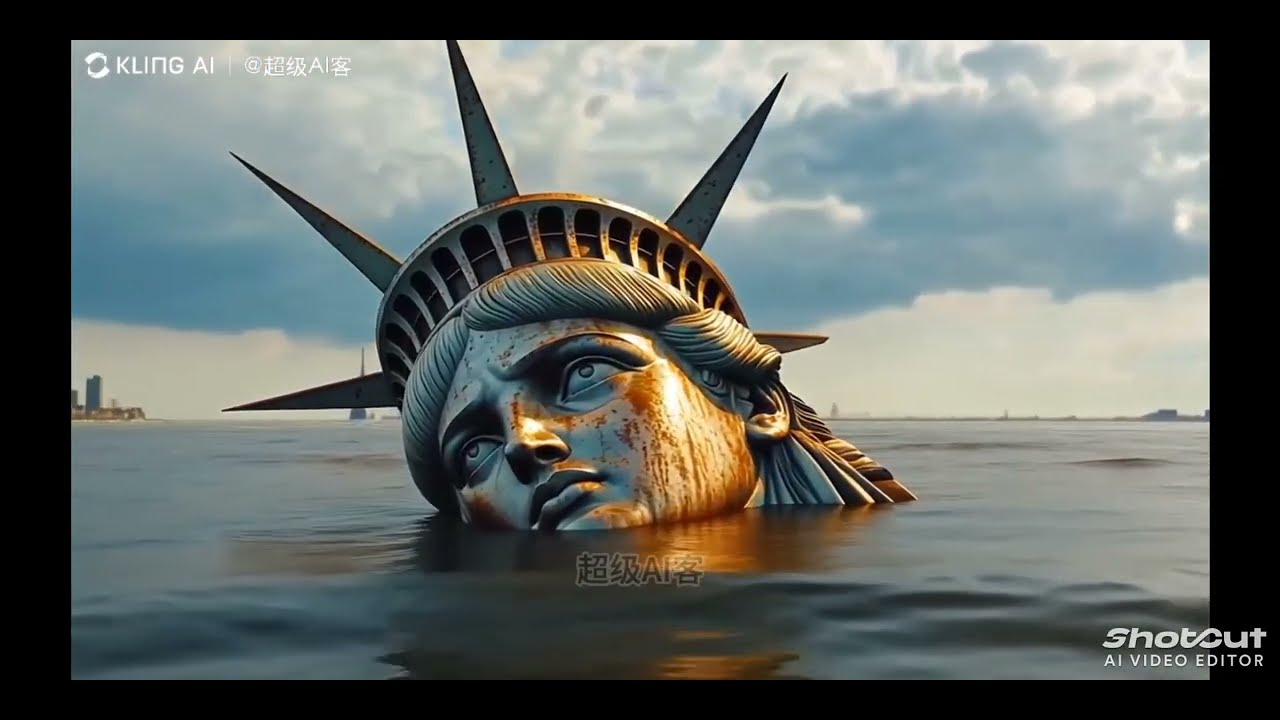 "Iconic Cities, Companies, Landmarks, and Superheroes Destroyed with ai