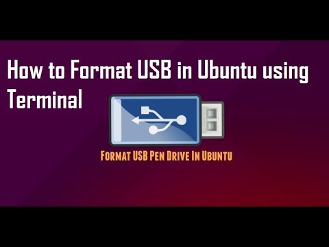 How to Format USB drive Linux Ubuntu using terminal ( 100 % -