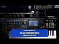 Utiliser le Subscreen Common - Yamaha Montage M